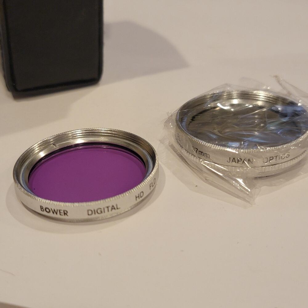 Bower Digital HD FLD 37mm Purple Camera Lens Filter Japan Optical Photo Glass